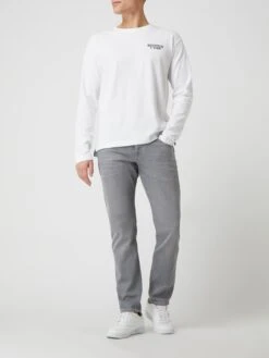 Scotch & Soda Comfort Fit Jeans Mit Stretch-Anteil Modell 'Ralston' - Hellgrau