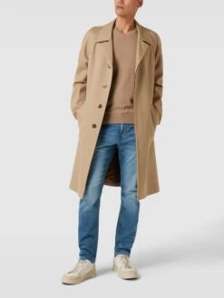 Mustang Jeans Mit Label-Patch Modell 'OREGON' - Blau