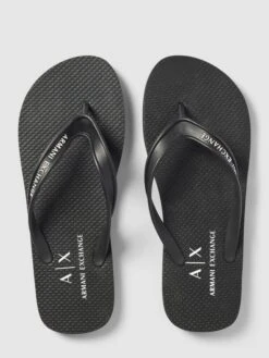 ARMANI EXCHANGE Zehentrenner Mit Label-Details - Schwarz -Guesi Bekleidung Geschaft 9l83gdij6op54khiahal8i22696l0e1i9ks34iqha8r56ci7ad7kalagah5l4d2g9l8jig9m6t7l8h9p64o38e356ksmcd9p6phj0phkccr3ae1k6ks68e366gqjgcb464ojioo