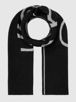 CK Calvin Klein Schal Mit Kaschmir-Anteil - Schwarz