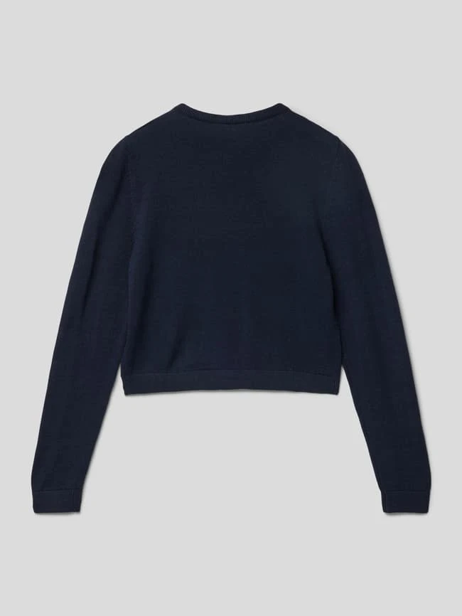 S.Oliver RED LABEL Strickjacke Mit Rundhalsausschnitt - Marineblau 5 S.Oliver RED LABEL Strickjacke Mit Rundhalsausschnitt - Marineblau – Bild 3