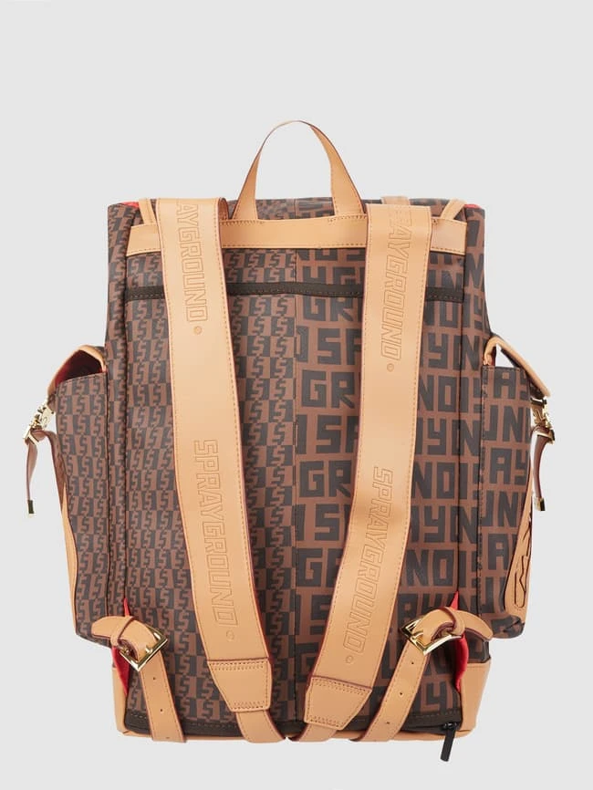 Sprayground Rucksack Mit Logo-Muster - Mittelbraun 6 Sprayground Rucksack Mit Logo-Muster - Mittelbraun – Bild 4