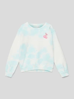 Staccato Sweatshirt Mit Paillettenbesatz - Blau