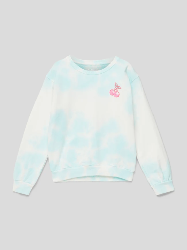 Staccato Sweatshirt Mit Paillettenbesatz - Blau 3 Staccato Sweatshirt Mit Paillettenbesatz - Blau