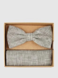 Prince Bowtie Fliege Mit Einstecktuch Im Set - Lindgrün