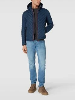 MCNEAL Steppjacke Mit Label-Patch - Marineblau