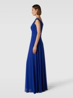 TROYDEN COLLECTION Abendkleid Mit Breiten Trägern - Royalblau