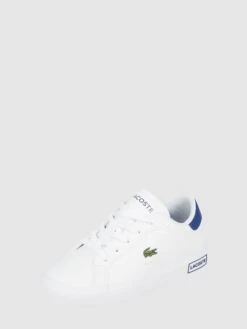 Lacoste Sneaker In Leder-Optik Modell 'Powercourt' - Weiß