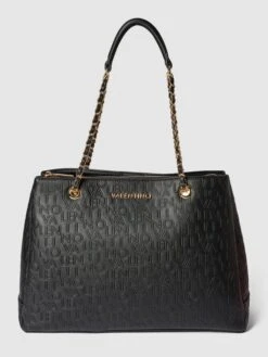 VALENTINO BAGS Shopper Mit Allover-Muster Modell 'RELAX' - Schwarz