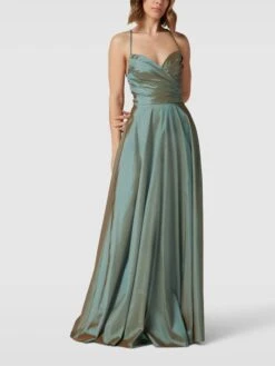 Luxuar Abendkleid Mit Herz-Ausschnitt - Grün