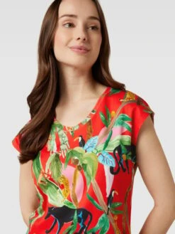 Marc Cain T-Shirt Mit Allover-Muster - Rot -Guesi Bekleidung Geschaft 9palcgqb6sr48hhj88r48kpg95al8chk8p64oiq6854k8gqe88p5ccq4agqkmj1o9l4kkh1ga14l8d2g9p3j8p9g6lgm4p1j61j34phk71gjeob474q34db2copjad3364o36o8