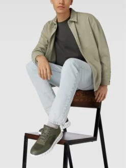 Geox Sneaker Mit Mesh-Besatz Modell 'OUTSTREAM' - Khaki