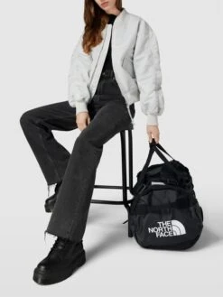 The North Face Weekender Mit Label-Print Modell 'BASE CAMP DUFFEL M' - Schwarz