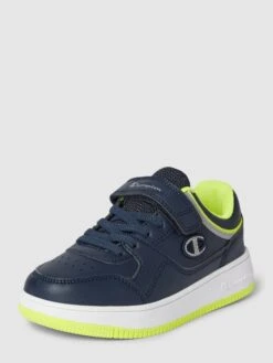 CHAMPION Sneaker In Leder-Optik Modell 'REBOUND' - Marineblau