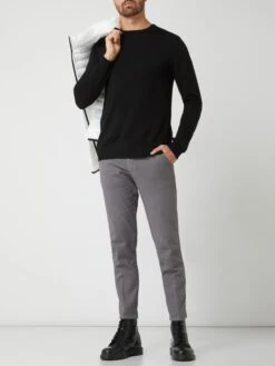 Matinique Pullover Aus Merinowolle Modell 'Margrate' - Schwarz