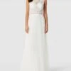 Luxuar Brautkleid Mit Zierbesatz - Offwhite