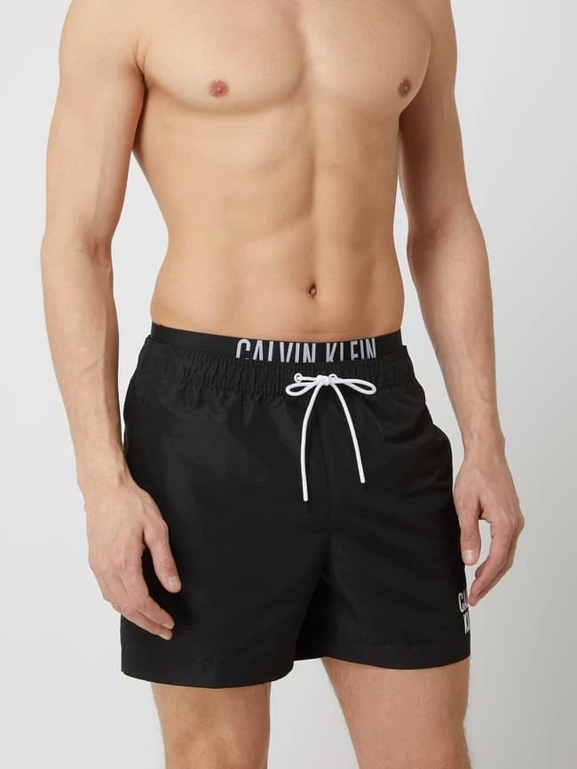 Calvin Klein Underwear Badehose Mit Elastischem Logo-Bund - Schwarz 5 Calvin Klein Underwear Badehose Mit Elastischem Logo-Bund - Schwarz – Bild 3