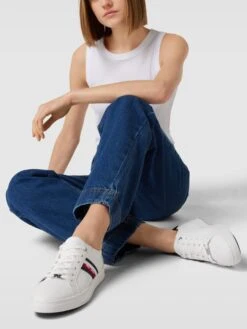 Tom Tailor Sneaker Mit Label-Details - Weiß