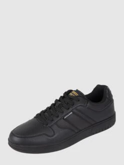 Jack & Jones Sneaker In Leder-Optik Modell 'Jam' - Schwarz