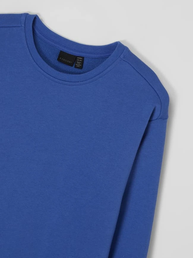 Kabooki Sweatshirt Aus Baumwollmischung Modell 'Skyler' - Royalblau 4 Kabooki Sweatshirt Aus Baumwollmischung Modell 'Skyler' - Royalblau – Bild 2