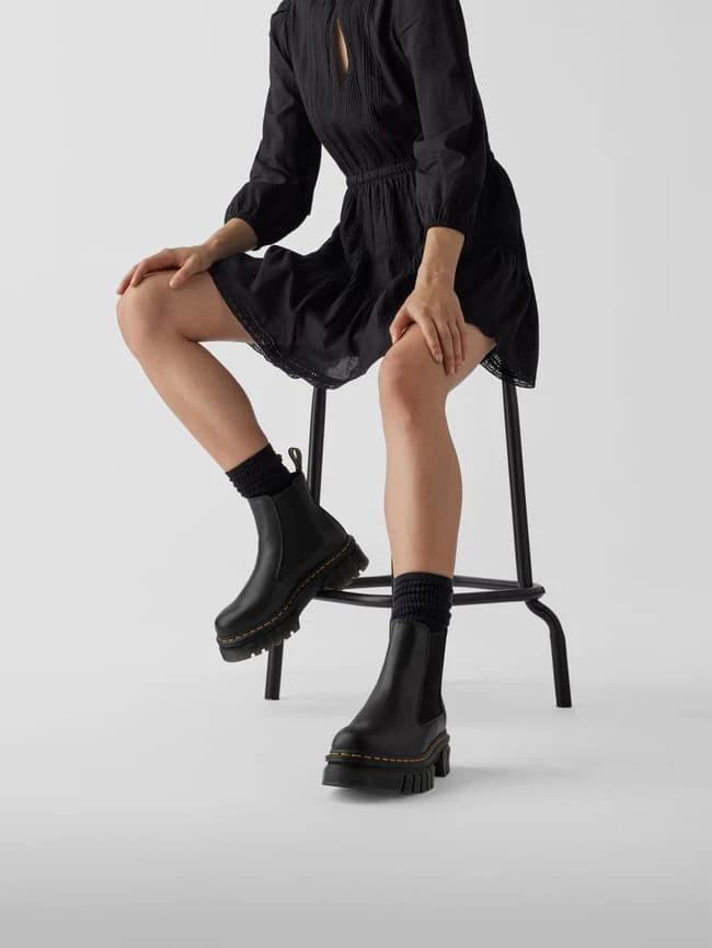 Dr. Martens Dr.Martens Chelsea Boots Mit Kontrastnaht - Schwarz 3 Dr. Martens Dr.Martens Chelsea Boots Mit Kontrastnaht - Schwarz