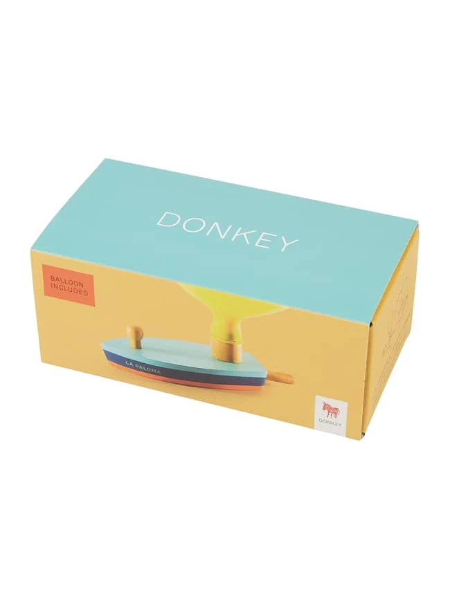 Donkey Ballonboot Aus Holz 'La Paloma' - Türkis 4 Donkey Ballonboot Aus Holz 'La Paloma' - Türkis – Bild 2