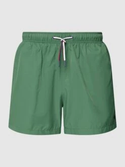 MCNEAL Badehose Mit Label-Stitching Modell 'Gregory' - Schilf