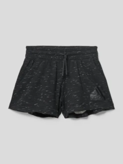 ADIDAS SPORTSWEAR Sweatshorts Mit Label-Detail - Schwarz