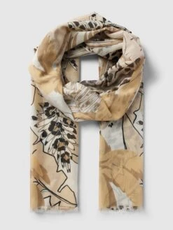 Marc Cain Schal Mit Seide-Anteil - Sand