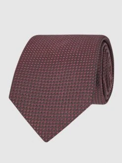 Willen Krawatte Aus Reiner Seide (6,5 Cm) - Bordeaux Rot