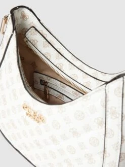 Guess Hobo Bag Mit Label-Detail Modell 'ABEY' - Weiß -Guesi Bekleidung Geschaft 9t9jicqc9ssj8j9l6d1k4c2i9l24ajq98or3aji98t3kmla89gq4ekpl8924og9o6p1kmd2b6l350c23693j2dpp74rjidj3chj34e9k64o32ob4c9i3idpk69i62p1k70p3gog