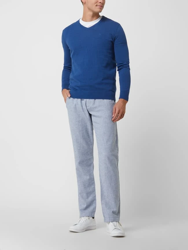 MCNEAL Regular Fit Hose Aus Leinenmischung - Bleu 3 MCNEAL Regular Fit Hose Aus Leinenmischung - Bleu