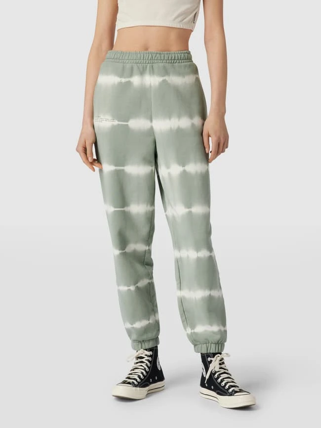 Jake*s Casual Sweathose In Batik-Optik - Olivgrün 6 Jake*s Casual Sweathose In Batik-Optik - Olivgrün – Bild 4