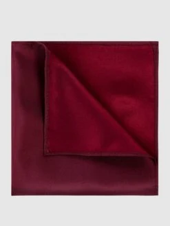 Monti Einstecktuch Aus Seide - Bordeaux Rot