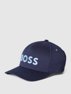 BOSS Cap Mit Label-Stitching Modell 'Sevile-Iconic' - Marineblau