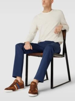 Pantofola DOro Sneaker Mit Kontrastbesatz Modell 'IMOLA' - Cognac