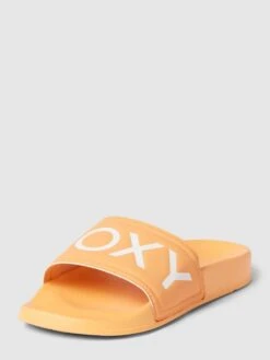 Roxy Slides Mit Label-Detail Modell 'SLIPPY' - Orange