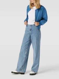 Ana Johnson X P&C Cropped Bomberjacke Mit Eingrifftaschen - Ana Johnson X P&C - Blau