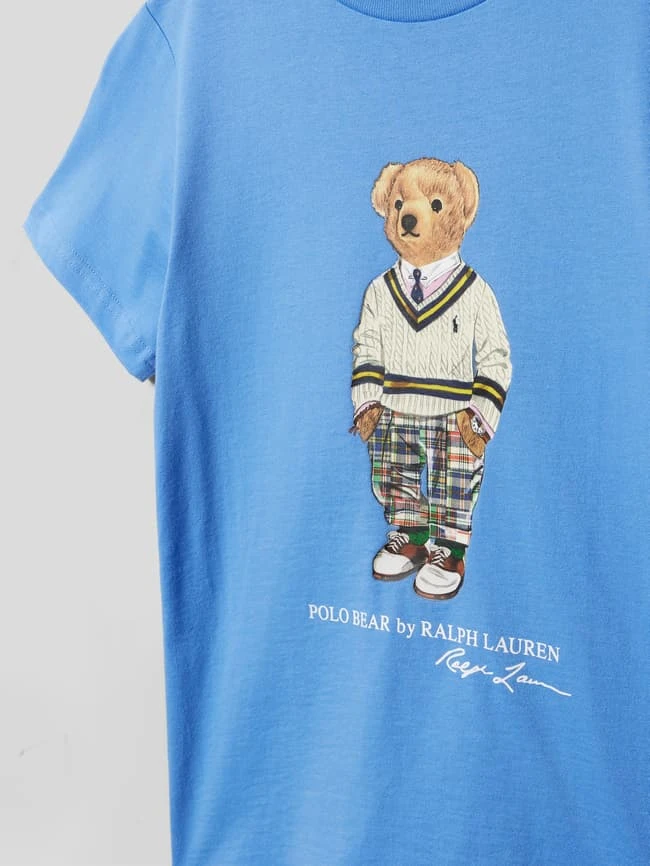 Polo Ralph Lauren Teens T-Shirt Mit Motiv-Print - Bleu 4 Polo Ralph Lauren Teens T-Shirt Mit Motiv-Print - Bleu – Bild 2