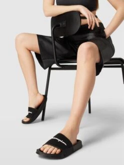 CHAMPION Slides Mit Label-Detail Modell 'DAYTONA' - Schwarz