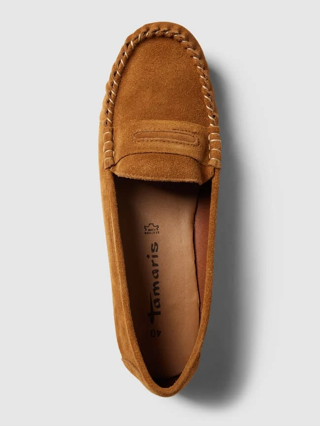Tamaris Mokassins Mit Kontrastnähten - Cognac 7 Tamaris Mokassins Mit Kontrastnähten - Cognac – Bild 5