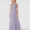 Jake*s Cocktail Abendkleid Mit Zierbesatz - Flieder
