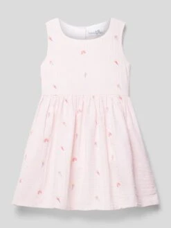Happy Girls Kleid Mit Motiv-Stitchings - Apricot