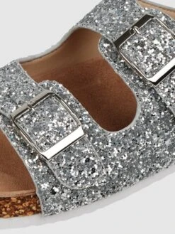 Colors Of California Sandalen Mit Glitter-Effekt - Silber -Guesi Bekleidung Geschaft a12kki256h3jgci48d534kaea55kgjq6al94kjih8kr3ejhk8kr4edi3ah8l6da5al944l2d9934kdia6t3jeopkcor32pj6corj8c9k6di36e1i60sm4p1o6tgm2e9p74s66do