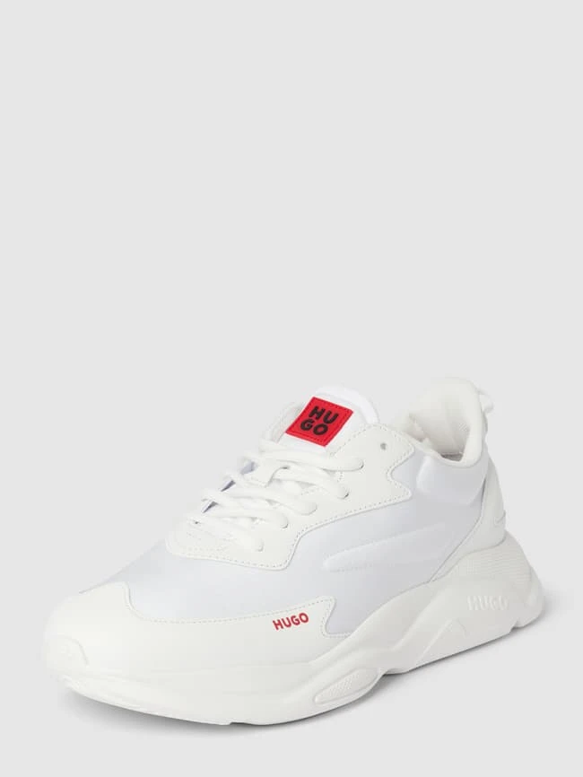 HUGO Sneaker Mit Label-Detail Modell 'Leon' - Weiß 3 HUGO Sneaker Mit Label-Detail Modell 'Leon' - Weiß
