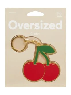 Doiy Schlüsselanhänger Aus Metall Modell 'Oversized Cherry' - Rot