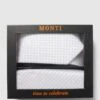 Monti Krawatte Mit Einstecktuch Im Set - Ecru