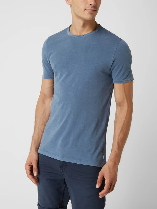 MCNEAL T-Shirt Aus Slub Jersey - Rauchblau 6 MCNEAL T-Shirt Aus Slub Jersey - Rauchblau – Bild 4