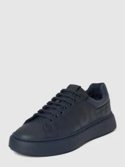 HUGO Sneaker Mit Label-Print Modell 'Allen' - Dunkelblau