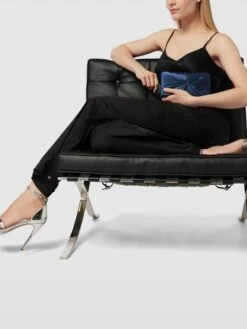 Jake*s Cocktail Kuvert-Clutch Mit Schleifen-Detail - Marineblau